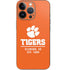 Clemson University Tigers Est 1889 Orange iPhone 14 Pro Skin